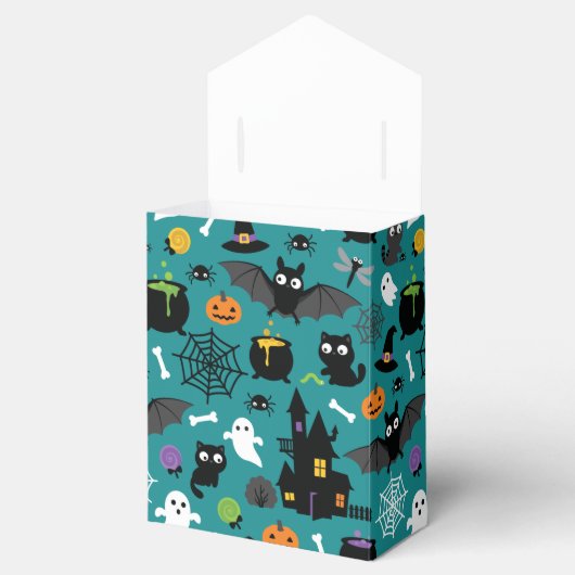 Halloween Pattern Bedankdoosjes (Geopend)