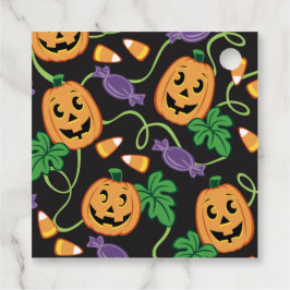 HALLOWEEN PATTERN BEDANKJES LABELS