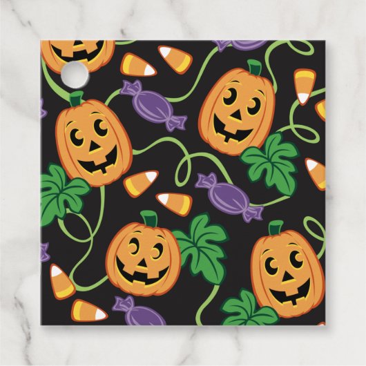 HALLOWEEN PATTERN BEDANKJES LABELS (Voorkant)