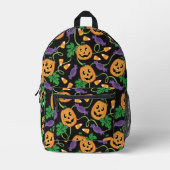 HALLOWEEN PATTERN BEDRUKTE RUGZAK (Voorkant)