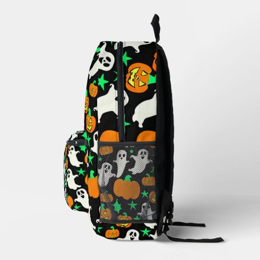 Halloween Pattern Bedrukte Rugzak (Rechts)