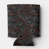 Halloween Pattern Blikjeskoeler (Achterkant)