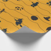 Halloween Pattern Cadeaupapier (Hoek)