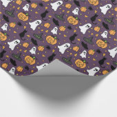 Halloween Pattern Cadeaupapier (Hoek)