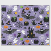 Halloween Pattern Cadeaupapier (Vlak)