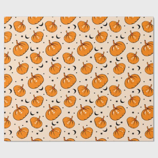 Halloween Pattern Cadeaupapier (Vlak)