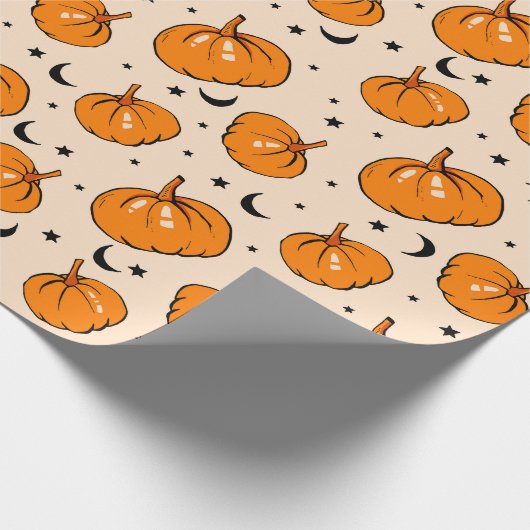 Halloween Pattern  Cadeaupapier (Hoek)