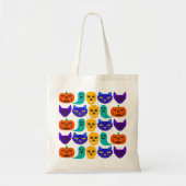 Halloween Pattern Canvas tas (Voorkant)