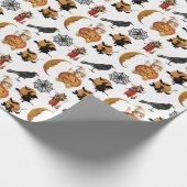  Halloween Pattern Craft of Gift Cadeaupapier (Hoek)