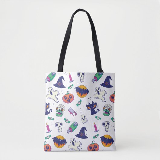 Halloween pattern decoration tote bag (Voorkant)
