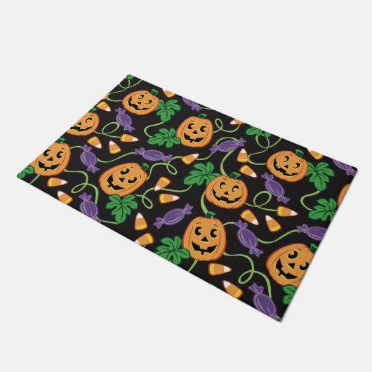 HALLOWEEN PATTERN DEURMAT (Schuin)