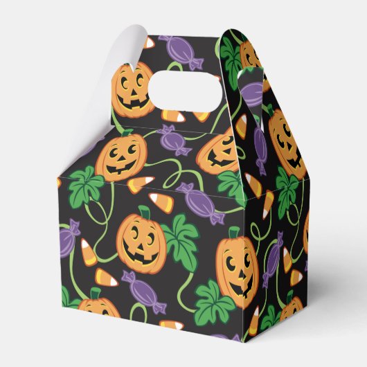 HALLOWEEN PATTERN Favor Box Bedankdoosjes (Achterkant)
