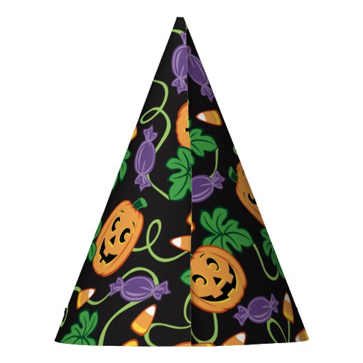 HALLOWEEN PATTERN FEESTHOEDJES (Achterkant)