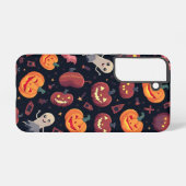 Halloween Pattern Galaxy Hoesje Samsung Galaxy Hoesje (Achterkant horizontaal)