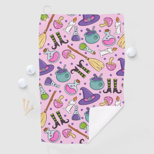 Halloween Pattern Golfhanddoek (Insitu)