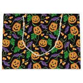 HALLOWEEN PATTERN GROOT CADEAUZAKJE (Voorkant)