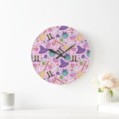 Halloween Pattern Grote Klok (Huis)