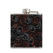 Halloween Pattern Heupfles (Achterkant)