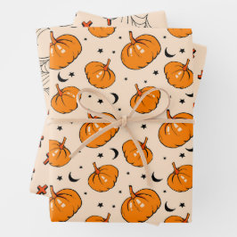 Halloween Pattern  Inpakpapier Vel