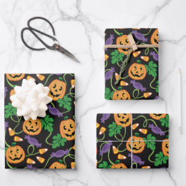 HALLOWEEN PATTERN INPAKPAPIER VEL