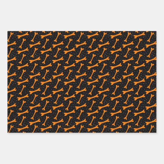 Halloween Pattern Inpakpapier Vel (Voorkant 3)