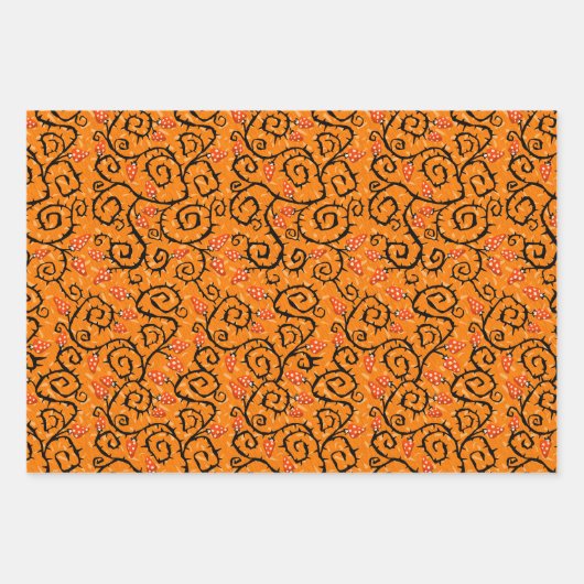 Halloween Pattern  Inpakpapier Vel (Voorkant)