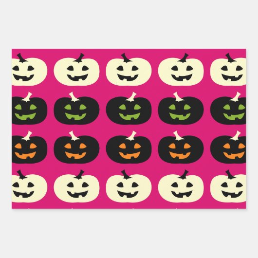 Halloween Pattern Inpakpapier Vel (Voorkant)