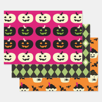 Halloween Pattern Inpakpapier Vel