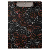 Halloween Pattern Klembord (Voorkant)