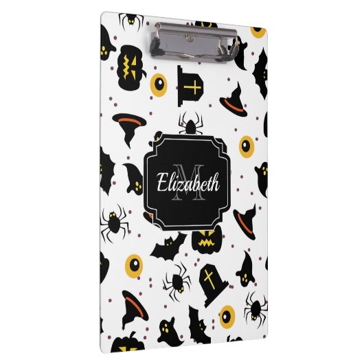 Halloween Pattern Klembord (Rechts)