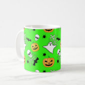 Halloween Pattern Koffiemok (Voorkant links)