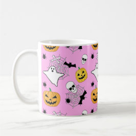Halloween Pattern Koffiemok