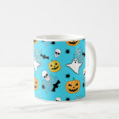 Halloween Pattern Koffiemok (Voorkant rechts)
