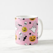 Halloween Pattern Koffiemok (Voorkant rechts)