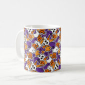 Halloween Pattern Koffiemok (Voorkant links)