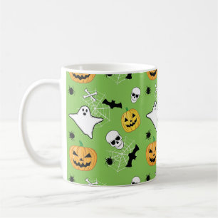 Halloween Pattern Koffiemok