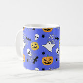 Halloween Pattern Koffiemok (Voorkant links)