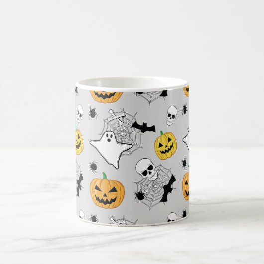 Halloween Pattern Koffiemok (Center)