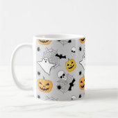 Halloween Pattern Koffiemok (Links)