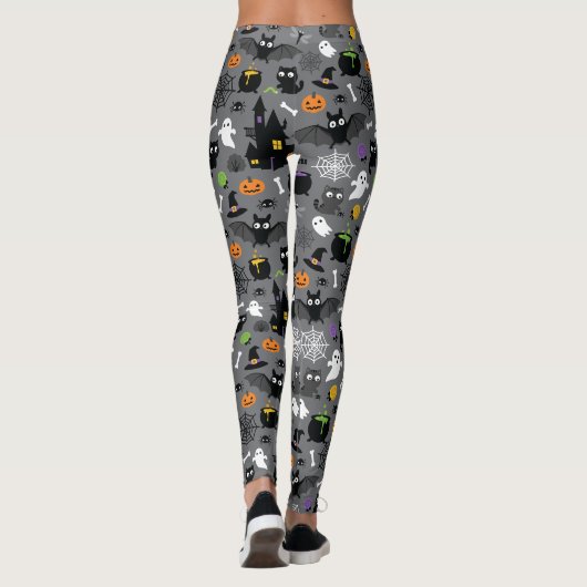 Halloween Pattern Leggings (Achterkant)