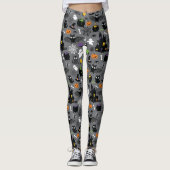 Halloween Pattern Leggings (Voorkant)