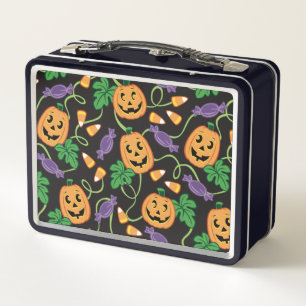 HALLOWEEN PATTERN Metaal Lunchbox