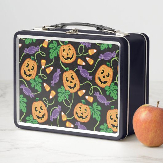 HALLOWEEN PATTERN Metaal Lunchbox (In situ)