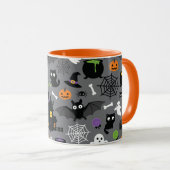 Halloween Pattern Mok (Voorkant rechts)