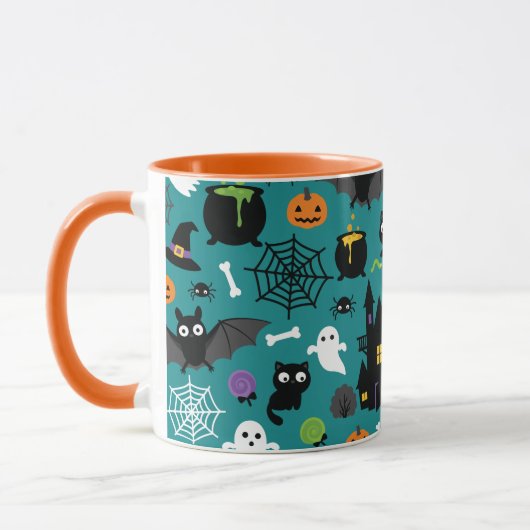 Halloween Pattern Mok (Links)