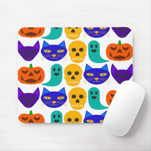 Halloween Pattern Mousepad Muismat (Met muis)