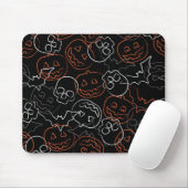 Halloween Pattern Muismat (Met muis)