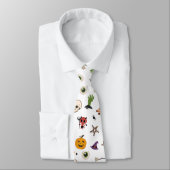 Halloween Pattern Necktie Stropdas (Gebonden)