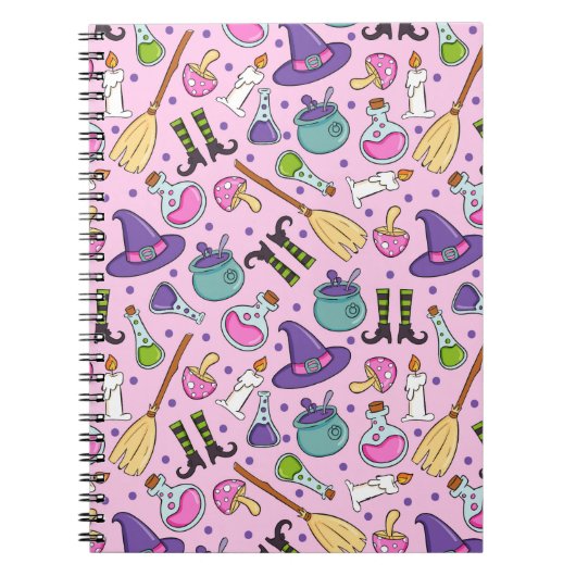 Halloween Pattern Notitieboek (Voorkant)