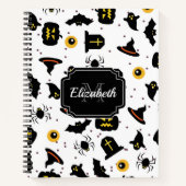 Halloween Pattern Notitieboek (Voorkant)